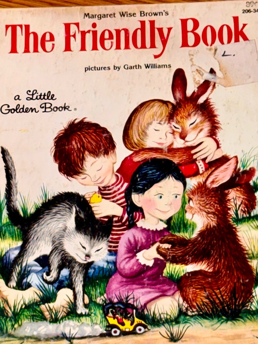 Little Golden Books The Friendly Book Hardcover Illustrated Brown Williams 1954